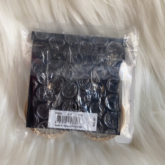 Coach Hoop Earrings Gold size Small F73022 - Picture 5 of 8